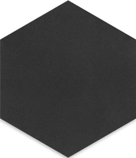 Basalt Black 10″ Hexagon Field Tile Honed