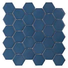 6th Avenue Marlin Blue 2×2 Hexagon Mosaic Glossy 6th Avenue Marlin Blue 2×2 Hexagon Mosaic Glossy