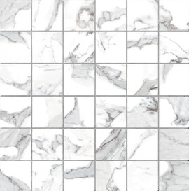 Calacatta 2×2 Mosaic Honed Rectified