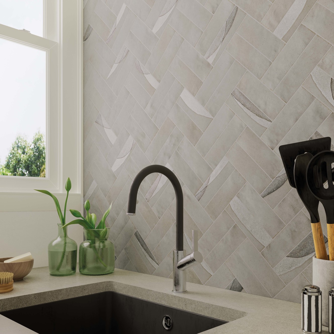 Pottery Grey 2x6 and Grey Cosmic 2x6