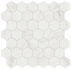 Majesto Calacatta Cremo 2″ Hexagon Mosaic Honed