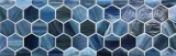 JAW (Just Add Water) Portofino 2″ Hex Border Mosaic Pearl