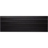 Pop Culture Black 16×48 Plume Decorative Tile