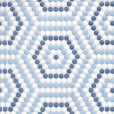 Nano Blues 11×14 Ripple Mosaic Nano Blues 11×14 Ripple Mosaic