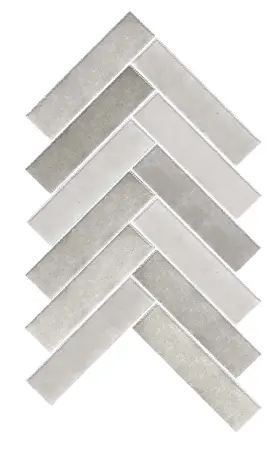 Pietra Di Ostuni Grigio 12×22 Fascia Spina Mosaic Matte