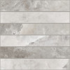 Rock Salt Celtic Grey 2×12 3D Mosaic Matte Rectified