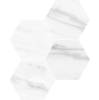 Love Affairs Calacatta 8×9 Hexagon Field Tile Matte