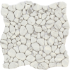 Aquata Ivory 11×11 Random Pebbles Mosaic