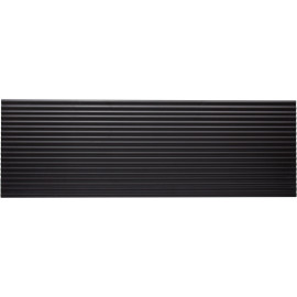 Pop Culture Black 16×48 Contour Decorative Tile