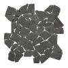 Mosaic Series Black Basalt 12×12 Random Mosaic Tumbled