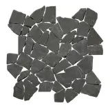 Mosaic Series Black Basalt 12×12 Random Mosaic Tumbled Mosaic Series Black Basalt 12×12 Random Mosaic Tumbled
