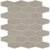 Classentino Marble Coliseum Gray 2×3 Linear Hexagon Mosaic Matte
