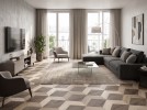 Diamante di Legno Walnut Diamond and Larch and Butternut Chevron