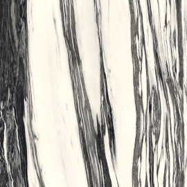 B&W_Marble Plunge 1×1 Mosaic Glossy