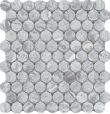 Revival Gray 12×12 Large Penny Round Mosaic