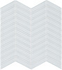 Bliss Element Glass Ice 12×12 Chevron Mosaic