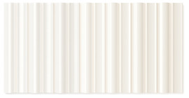 Faces White 5×10 Bars Decorative Tile Gloss