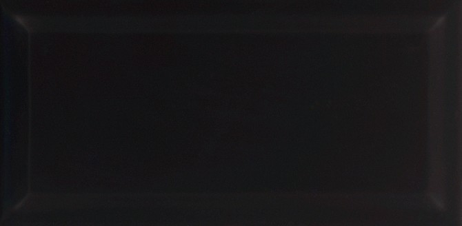 Classics Trocadero Black 4×8 Beveled Tile Gloss