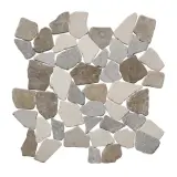 Mosaic Series Sterling Megamix 18×18 Large Random Mosaic Tumbled Mosaic Series Sterling Megamix 18×18 Large Random Mosaic Tumbled