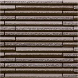 Hosowari Border Light Dark Brown 3/4×9 Random Mosaic