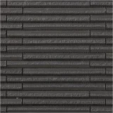 Hosowari Border Black 3/4×9 Random Mosaic