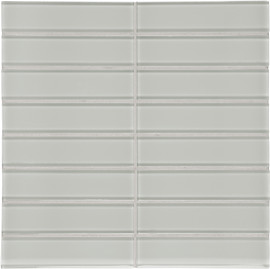 Bliss Element Glass Mist 2×6 Stacked Mosaic