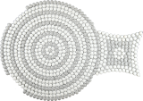 Bijoux White Gloss And Grigio Gloss 19×12 Riviera Mosaic Gloss