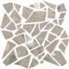 Volpino Gray 12×12 Palladian Mosaic Stone Mixed Rectified