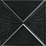 Palm Canyon Translucent Black 5×5 Quad Decorative Tile