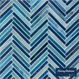 Tommy Bahama Lucky Bay 1/2×4 Zig & Zag Mosaic