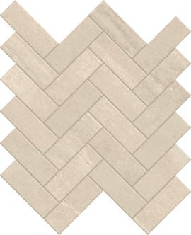 Block Sand 1×4 Herringbone Matte Mosaic
