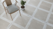 Love Affairs Aura Strip 4x20 and Calacatta Crayon 4x24