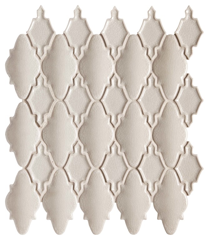 Serliana Taupe 14×12 Moroccan Mosaic Glossy