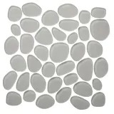 Beach Group Glass Tule 12×12 Spindrift Mosaic Matte