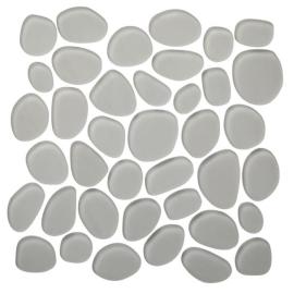 Beach Group Glass Tule 12×12 Spindrift Mosaic Matte