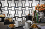 Vesuvio Night and Day Panama Weave Mosaic