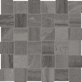 Amelia Carbon 2×2 Basketweave Mosaic