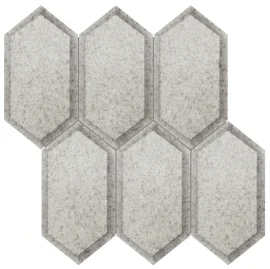 Swank Silver 11×12 Hexagon Mosaic Beveled Swank Silver 11×12 Hexagon Mosaic Beveled