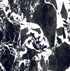 B&W_Marble Glacier 48×48 Slab Glossy Rectified