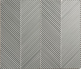 Bristol Fern 3/16×4-7/8 Herringbone Mosaic Glossy