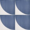 Scenario Blu 8×8 Convex Decorative Tile Matte