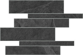 Hero Coal 12×12 Linear Mosaic