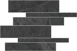 Hero Coal 12×12 Linear Mosaic Hero Coal 12×12 Linear Mosaic
