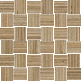 Shibusa Beige 12×12 Intreccio Mosaic Matte