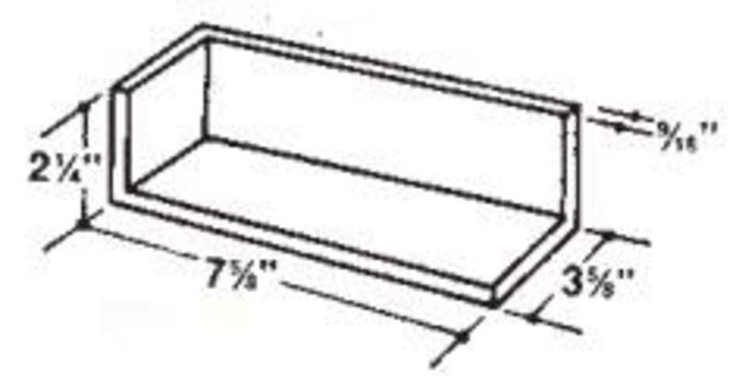 Thin Brick New Amsterdam 2×8 Left Cap Closed Corner