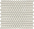 INYO Crema 11×13 Penny Round Mosaic Matte
