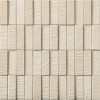 Ecocarat Roughsawn Beige 1×3 Mosaic