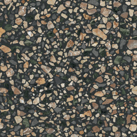 Romana Multicolor Black 12×12 Vein Cut Field Tile Matte Rectified
