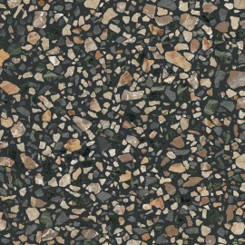 Romana Multicolor Black 12×12 Vein Cut Field Tile Matte Rectified