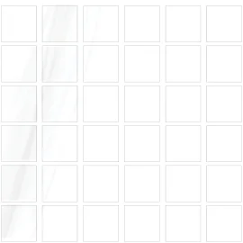 Vesta White 2×2 Mosaic Matte Rectified